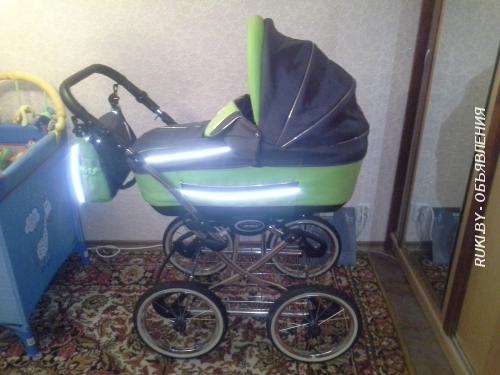 Продам Классическая универсальная коляска Adamex Royal 2в1, 6 мес. б,  .... Могилёв