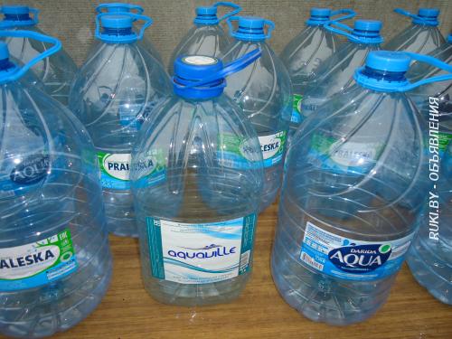 Бутыли пластиковые 5,0 и 5,55 литра. Гродно