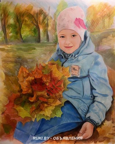 Портрет карандашом. Минск