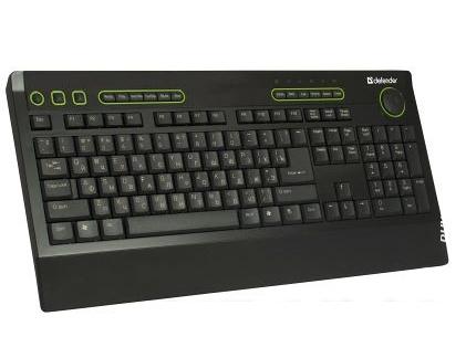 Беспроводная клавиатура Defender I-Space 875, Black, USB. Минск