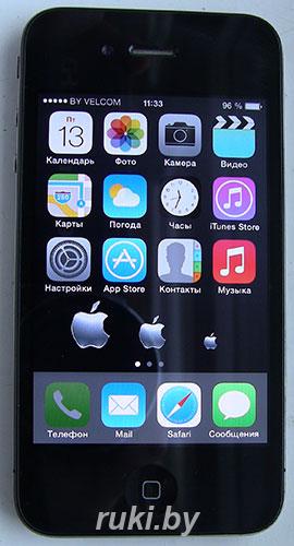 Apple Iphone 4 черный 8Gb оригинал идеальное состояние 10 10. Минск