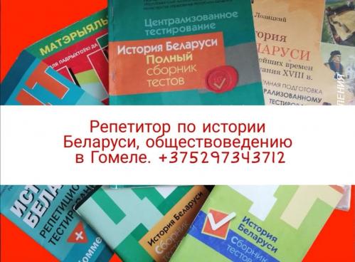 Репетитор по истории Беларуси и обществоведению. Гомель