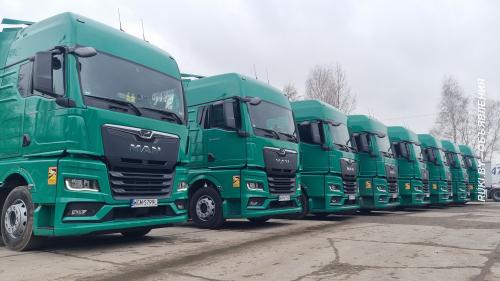 Вакансия для водителей C E без посредников. Современные грузовики. Брест